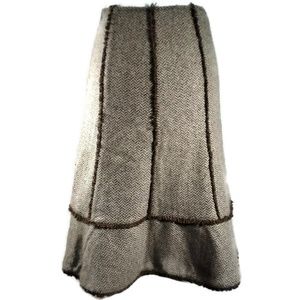 Ann Taylor LOFT A-Line Silk Wool Blend Career 2P